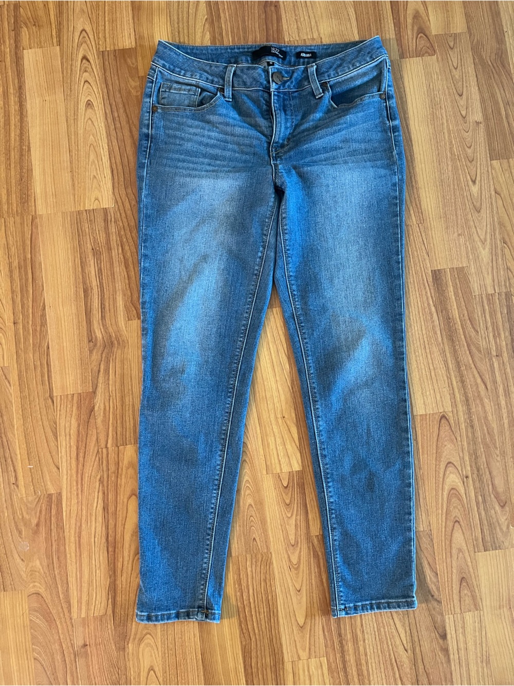 1822 Adrianna Blue Women's Slim Straight Jeans